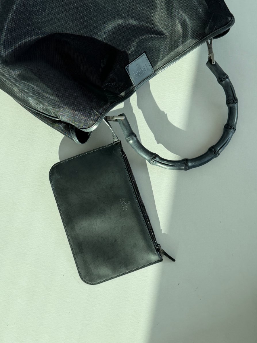 RR ARCHIVE Gucci Mesh Bamboo Maxi Bag