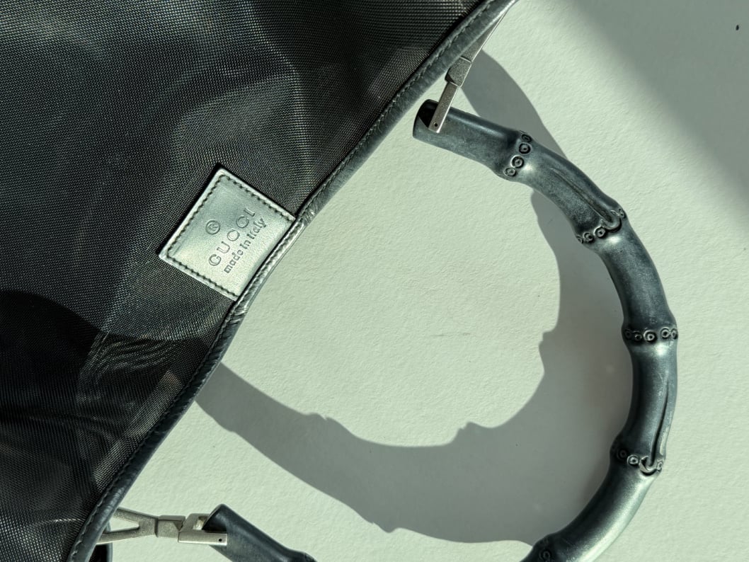 RR ARCHIVE Gucci Mesh Bamboo Maxi Bag