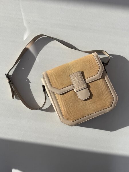 RR ARCHIVE Yves Saint Laurent Safari Leather Shoulder Bag