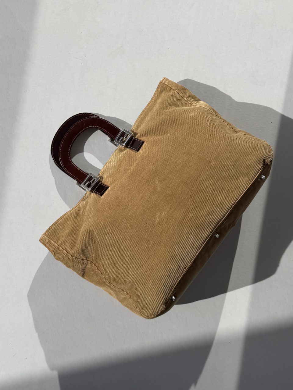 RR ARCHIVE Fendi Corduroy Tote Bag