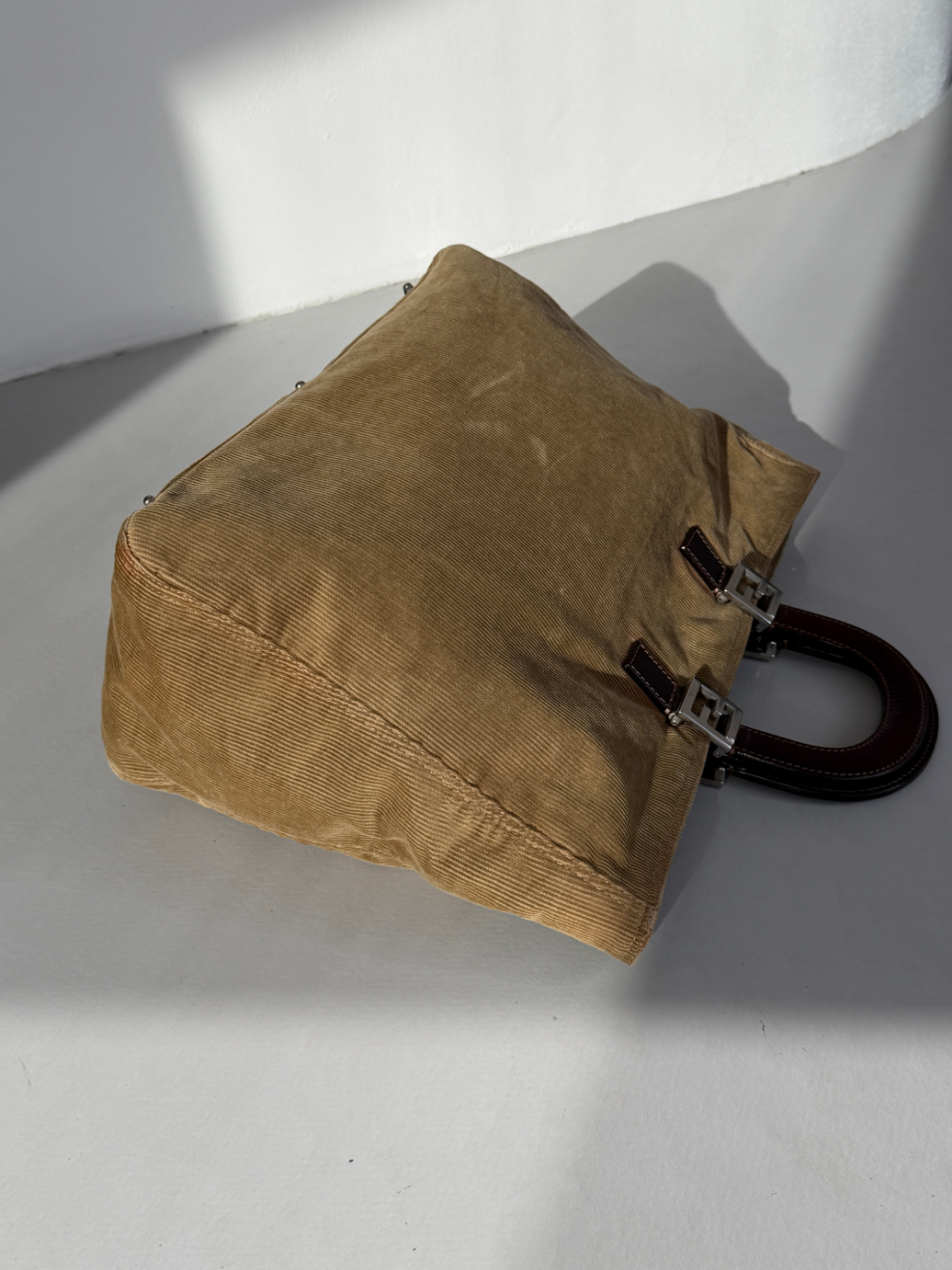 RR ARCHIVE Fendi Corduroy Tote Bag