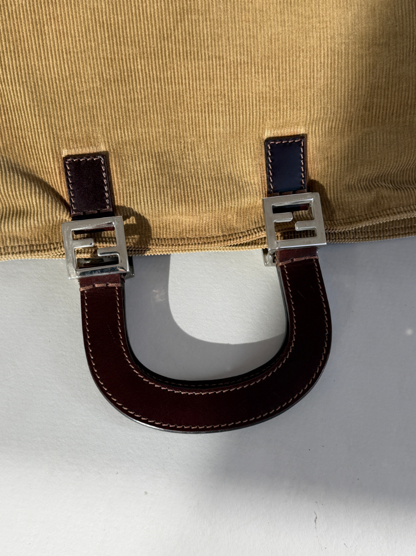 RR ARCHIVE Fendi Corduroy Tote Bag