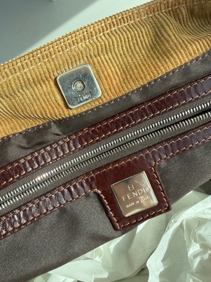 RR ARCHIVE Fendi Corduroy Tote Bag