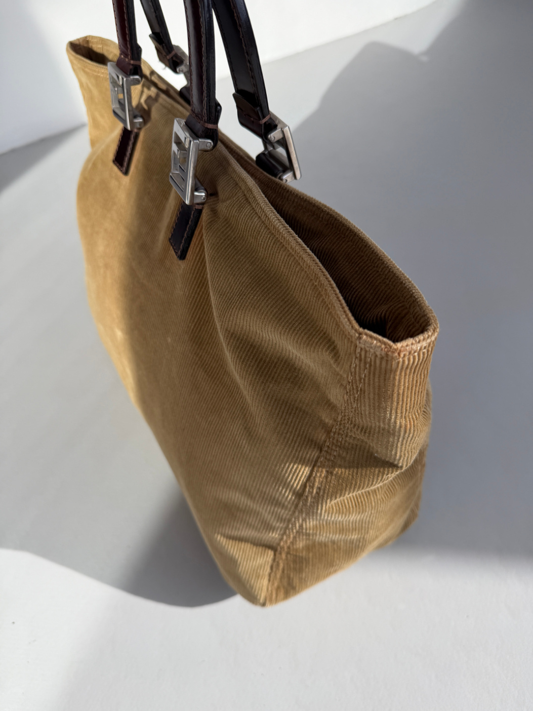 RR ARCHIVE Fendi Corduroy Tote Bag