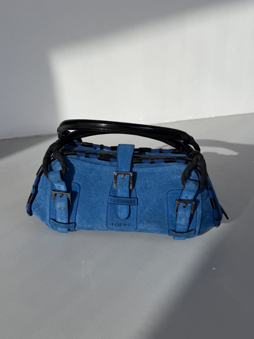 RR ARCHIVE Loewe Sender Suede Handbag