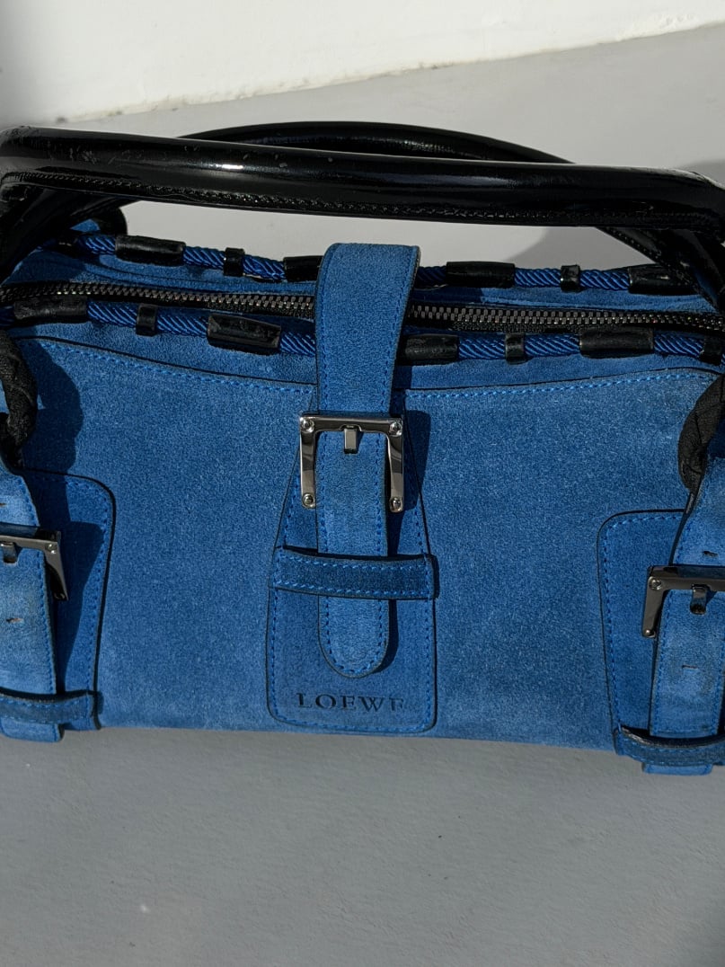 RR ARCHIVE Loewe Sender Suede Handbag