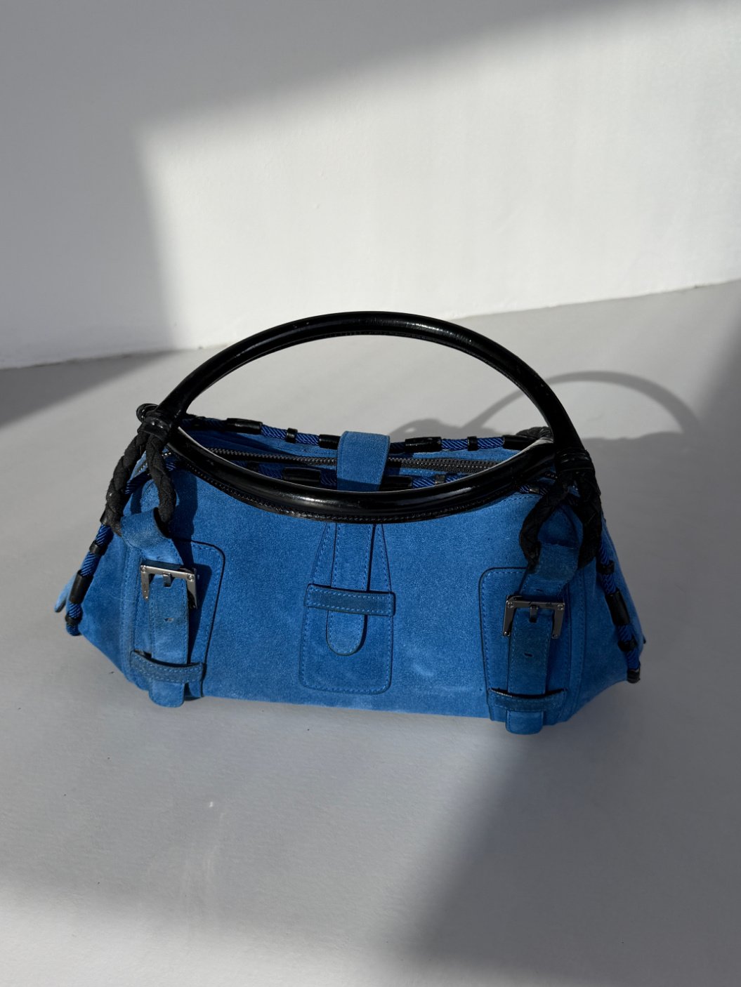 RR ARCHIVE Loewe Sender Suede Handbag