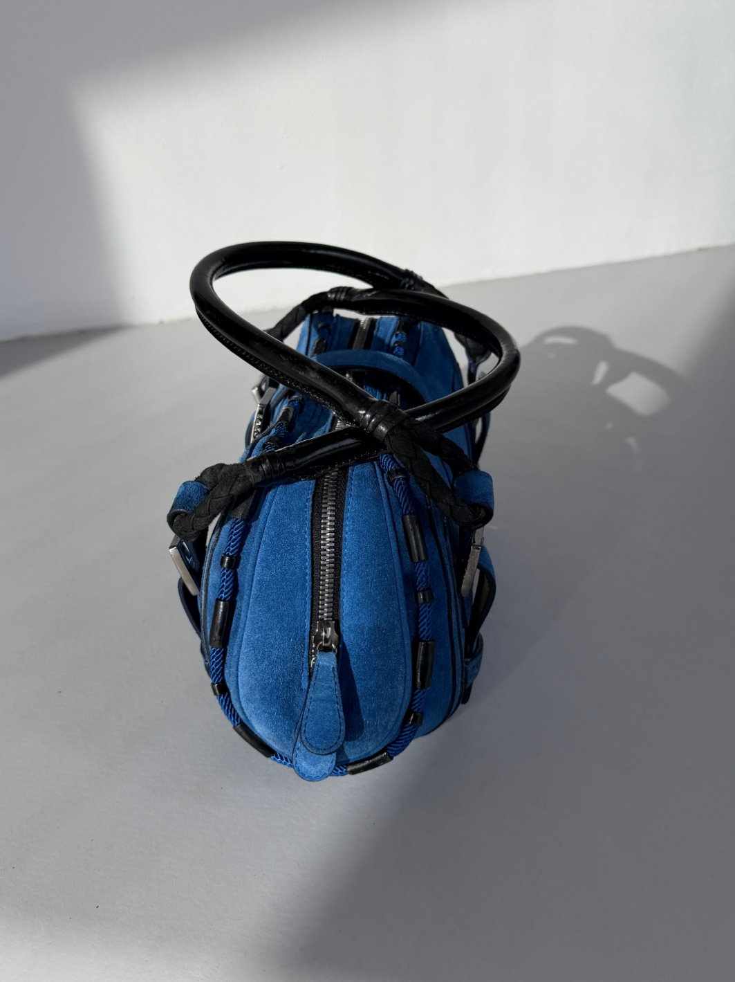RR ARCHIVE Loewe Sender Suede Handbag