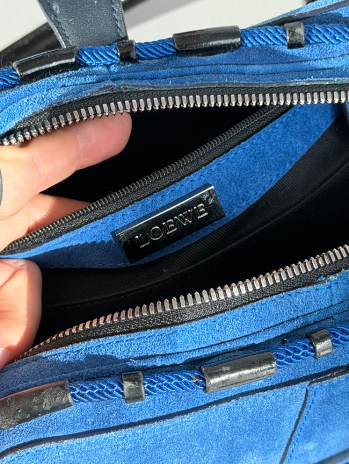 RR ARCHIVE Loewe Sender Suede Handbag