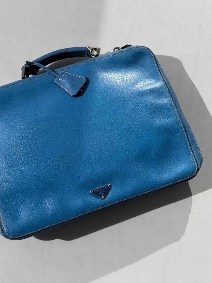 RR ARCHIVE Prada Leather Briefcase