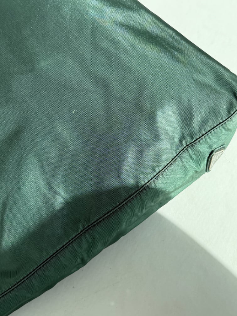 RR ARCHIVE Prada Metal Handle Nylon Bag