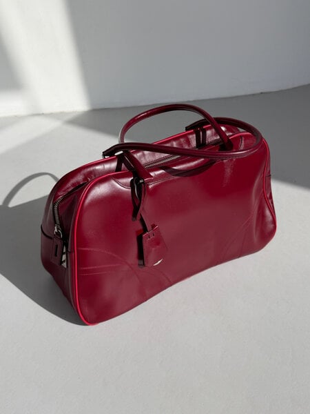 RR ARCHIVE Prada Leather Bowling Bag
