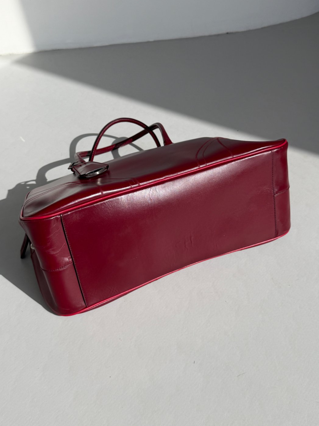 RR ARCHIVE Prada Leather Bowling Bag