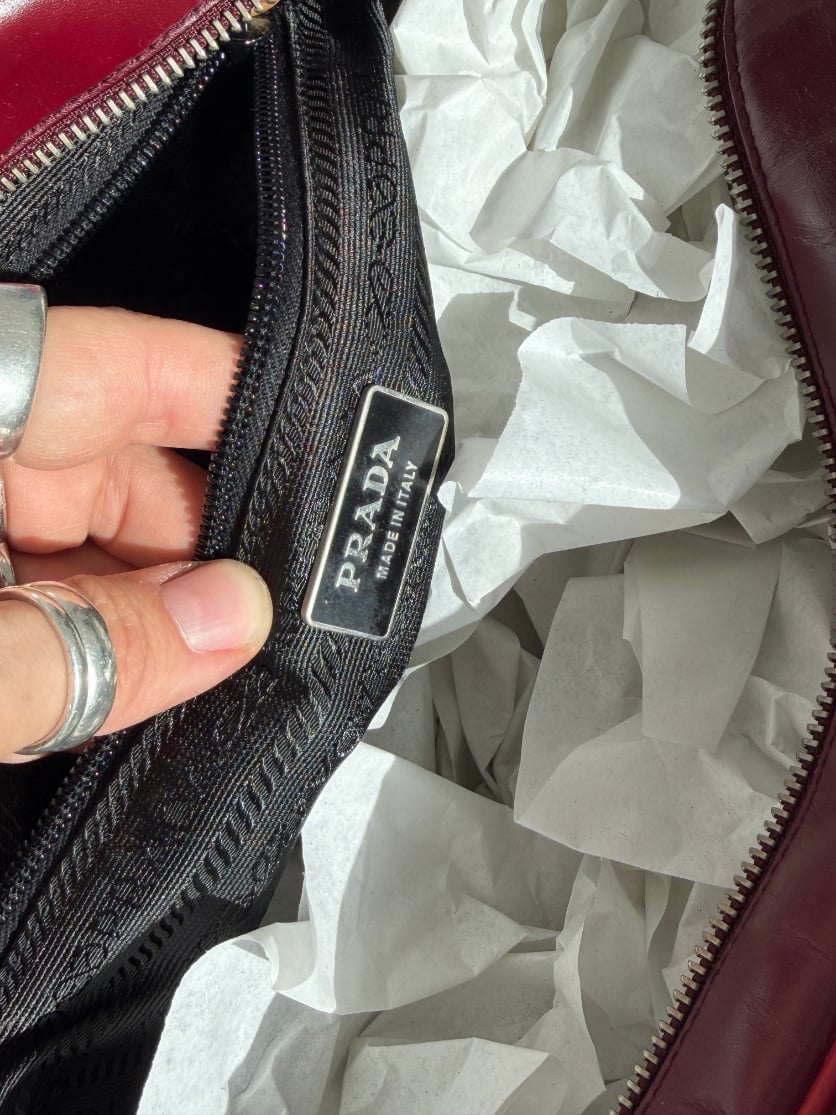 RR ARCHIVE Prada Leather Bowling Bag