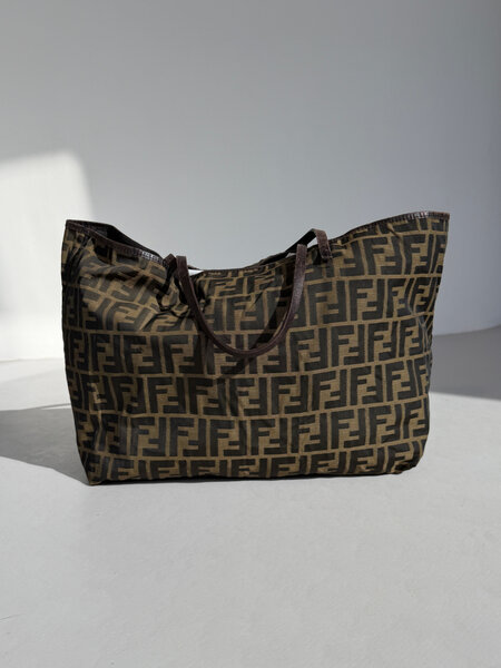 RR ARCHIVE Fendi Zucca Canvas Tote Bag