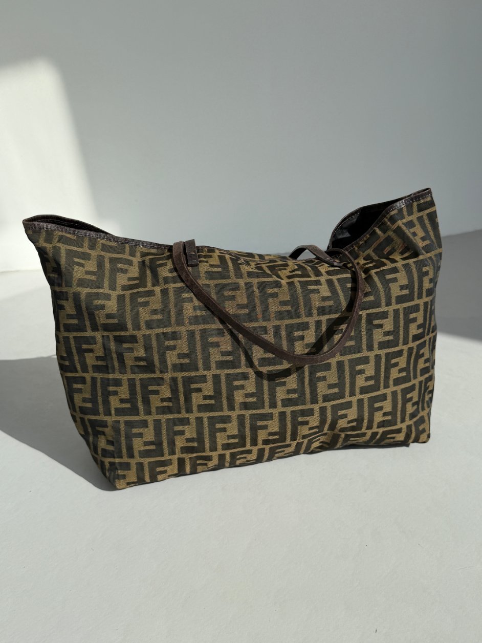 RR ARCHIVE Fendi Zucca Canvas Tote Bag