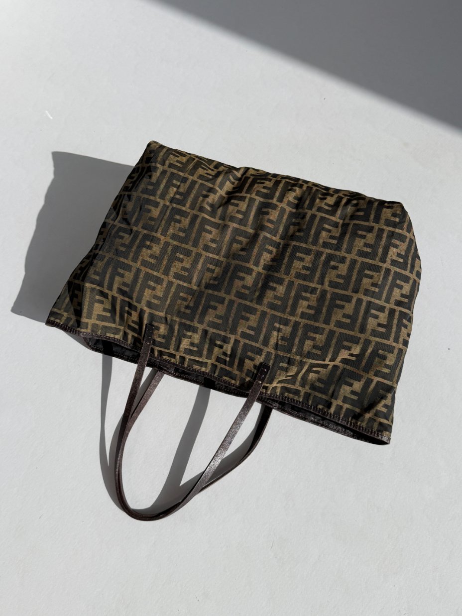 RR ARCHIVE Fendi Zucca Canvas Tote Bag