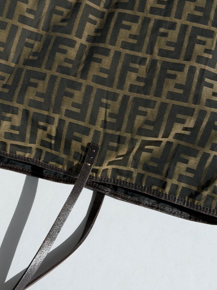 RR ARCHIVE Fendi Zucca Canvas Tote Bag