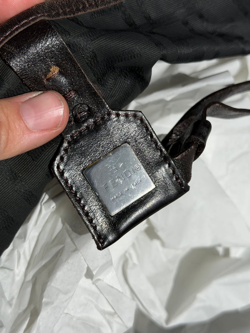 RR ARCHIVE Fendi Zucca Canvas Tote Bag