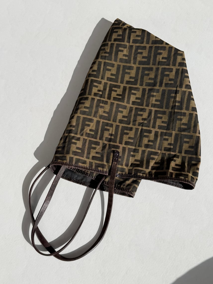 RR ARCHIVE Fendi Zucca Canvas Tote Bag