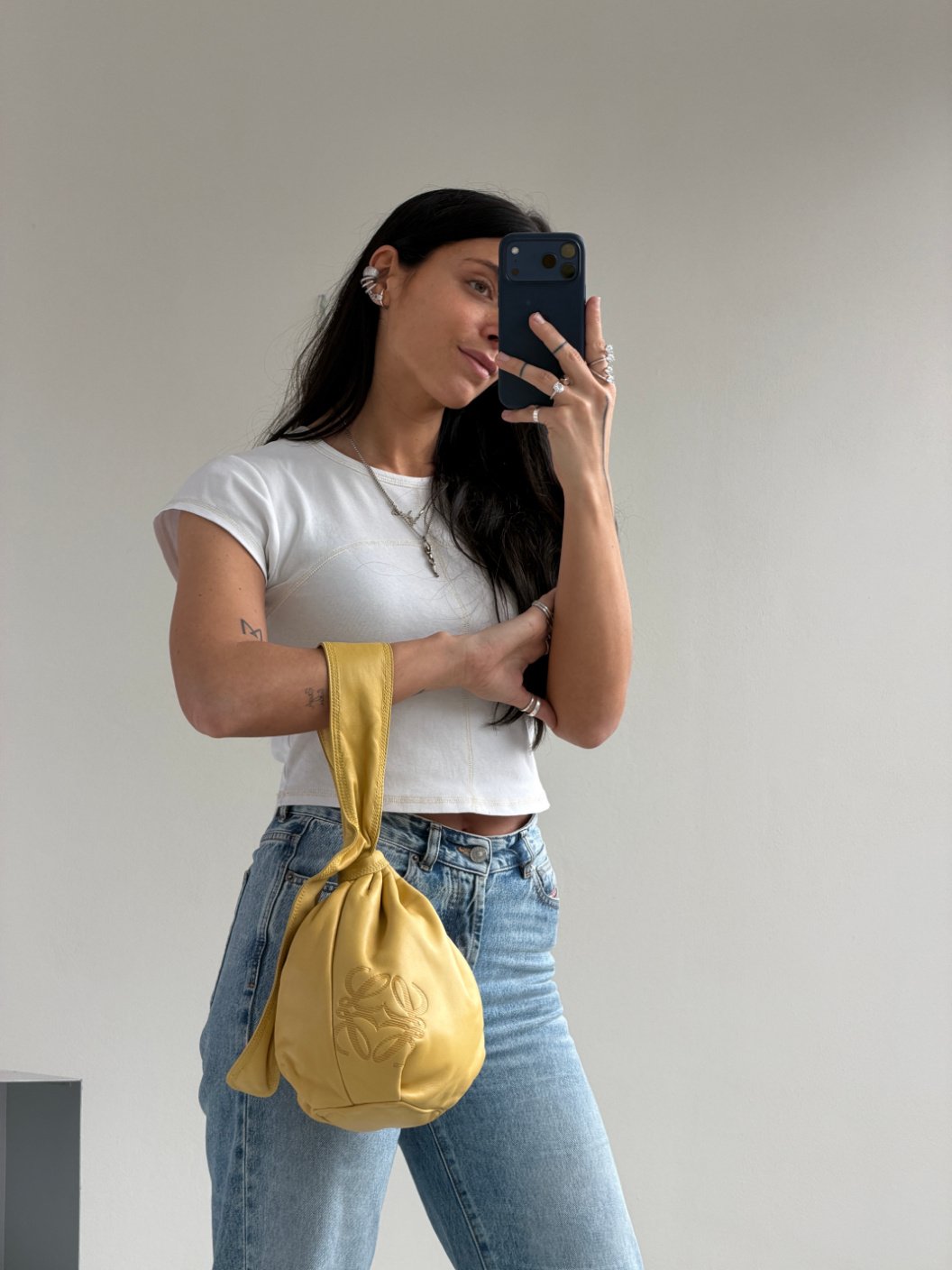 RR ARCHIVE Loewe Anagram Leather Handbag