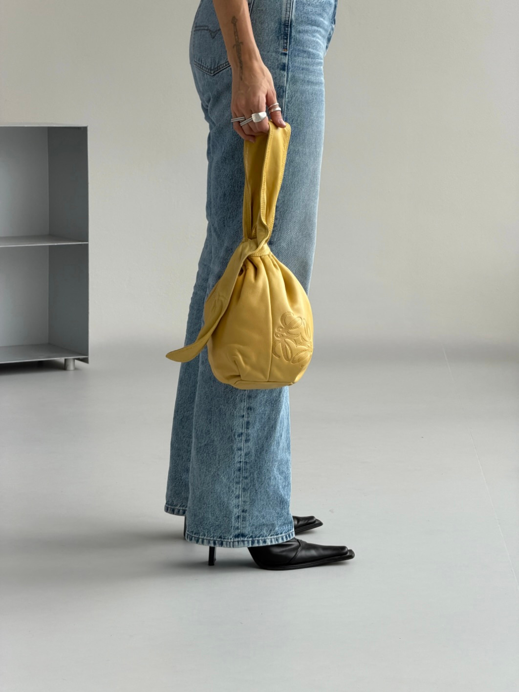 RR ARCHIVE Loewe Anagram Leather Handbag