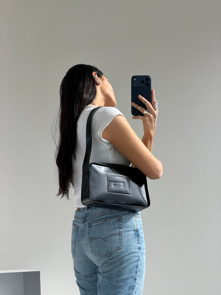 RR ARCHIVE Gucci Patent Leather Shoulder Bag