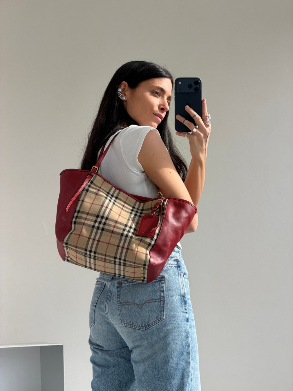 RR ARCHIVE Burberry Nova Check Tote Bag