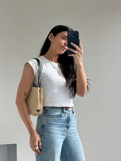 RR ARCHIVE Prada Canvas Shoulder Bag