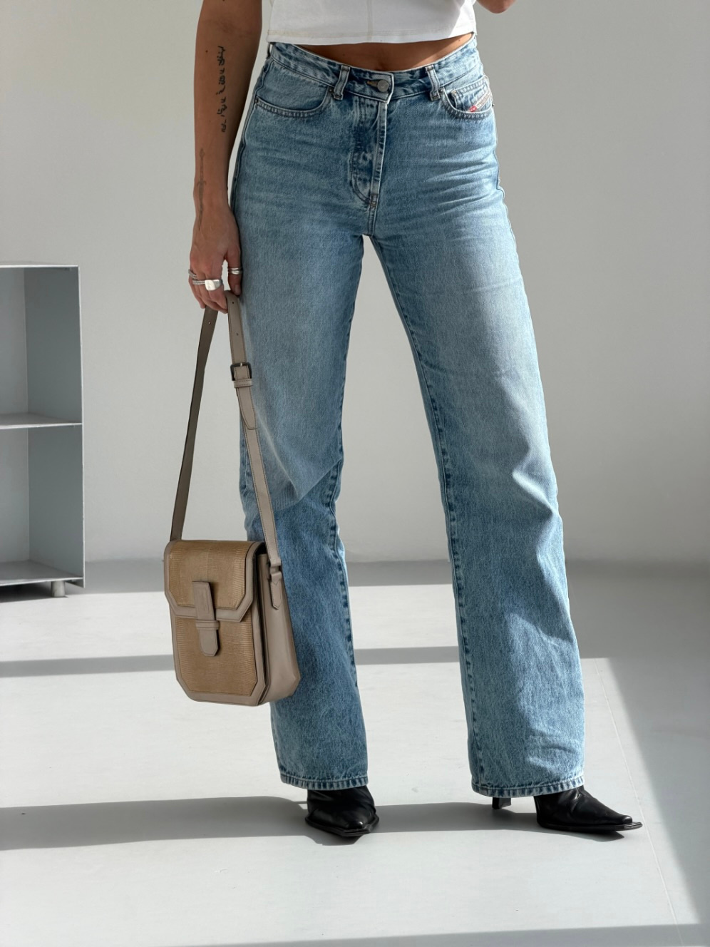 RR ARCHIVE Yves Saint Laurent Safari Leather Shoulder Bag