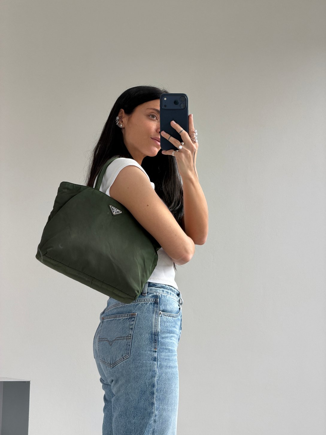 RR ARCHIVE Prada Nylon Tote Bag