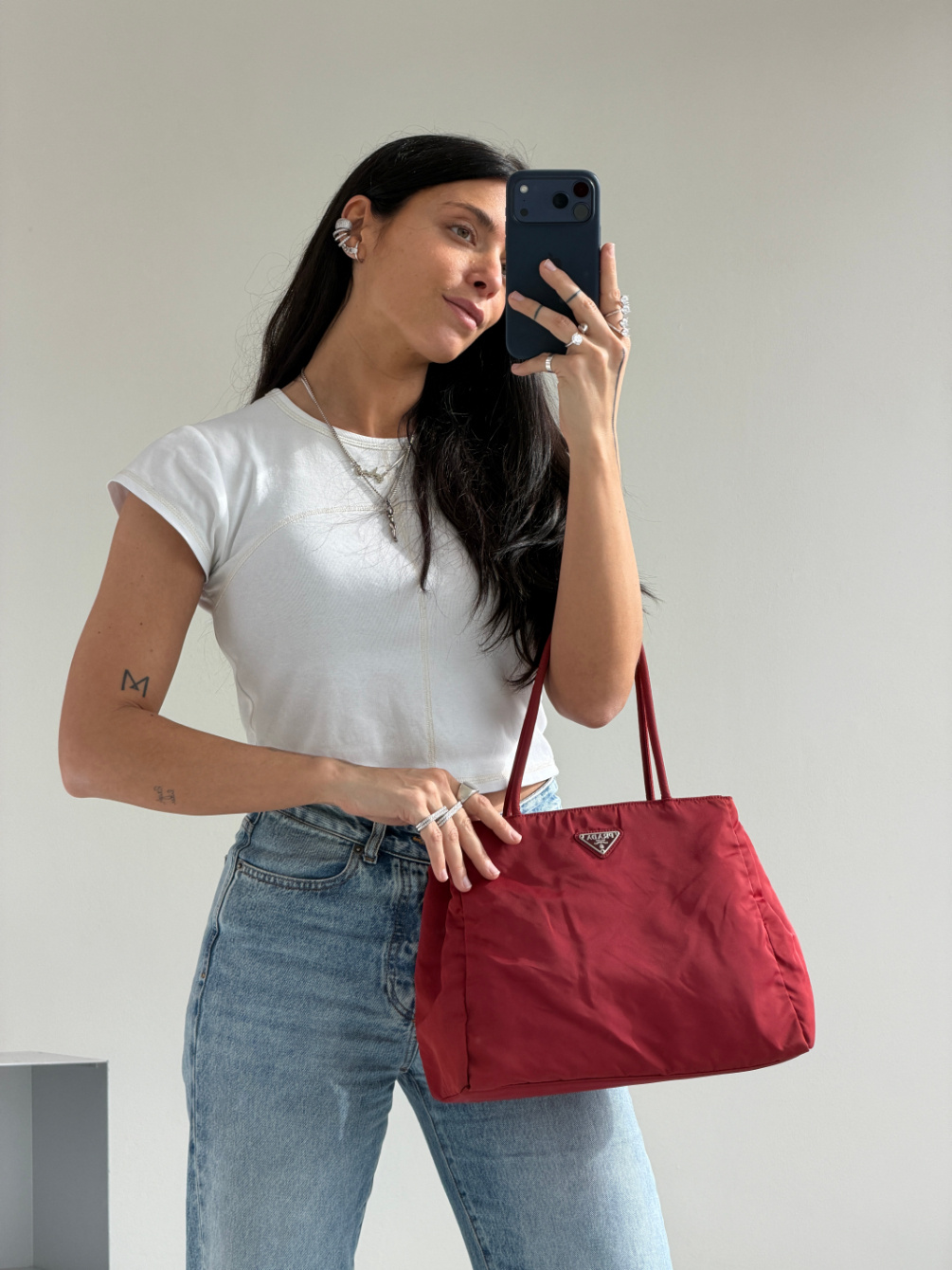 RR ARCHIVE Prada Nylon Tote Bag