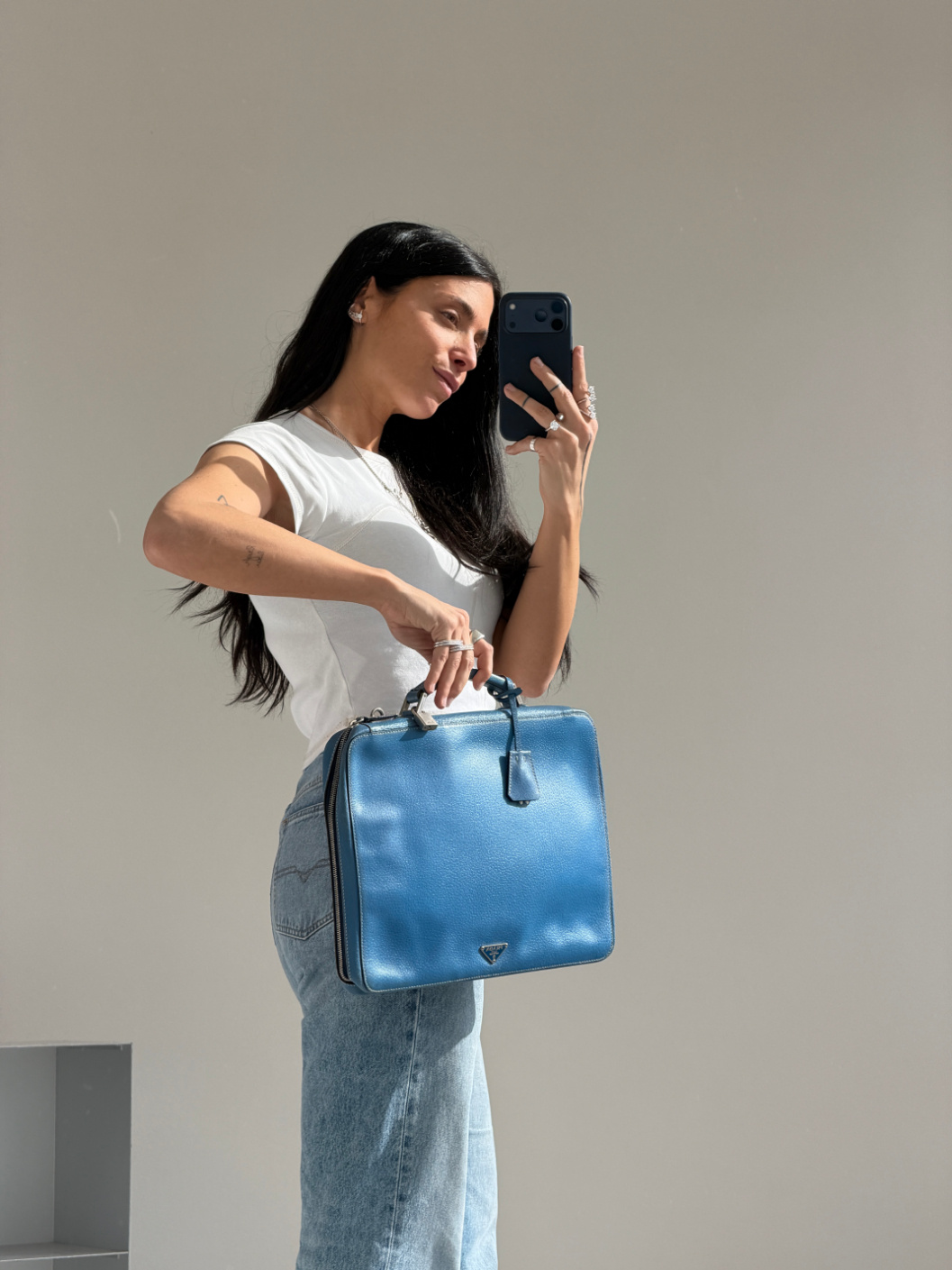 RR ARCHIVE Prada Leather Briefcase