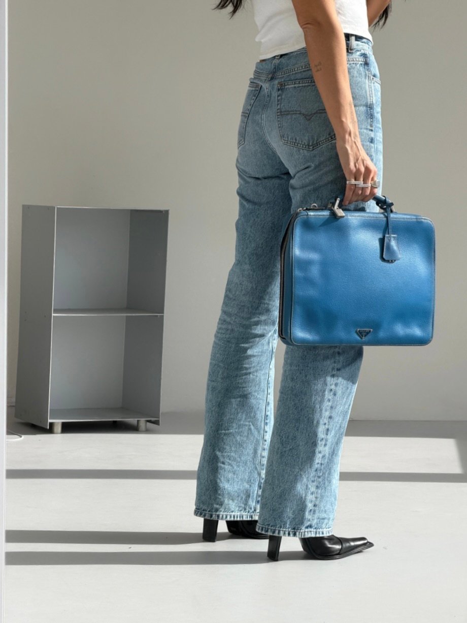 RR ARCHIVE Prada Leather Briefcase