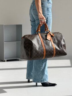 RR ARCHIVE Louis Vuitton Keepall 50 Boston Bag
