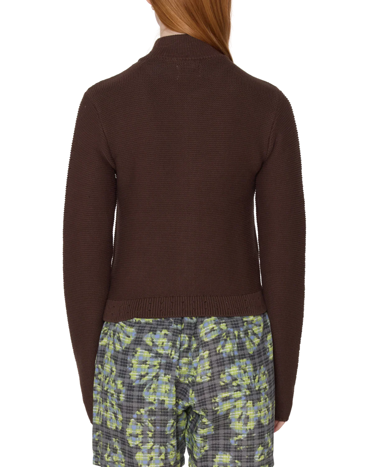 Obey Women Merideth Mock Zip Sweater