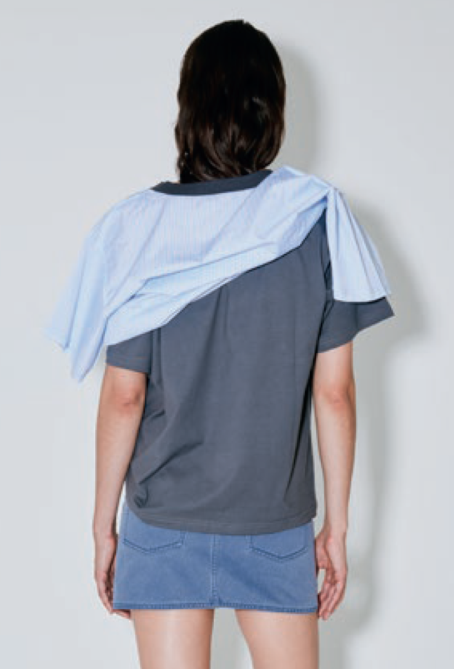 Façon Jacmin Thoai Double Striped T-Shirt