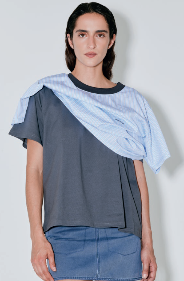 Façon Jacmin Thoai Double Striped T-Shirt