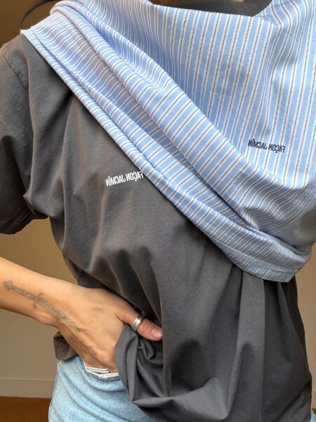 Façon Jacmin Thoai Double Striped T-Shirt