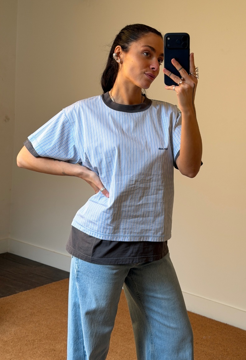 Façon Jacmin Thoai Double Striped T-Shirt