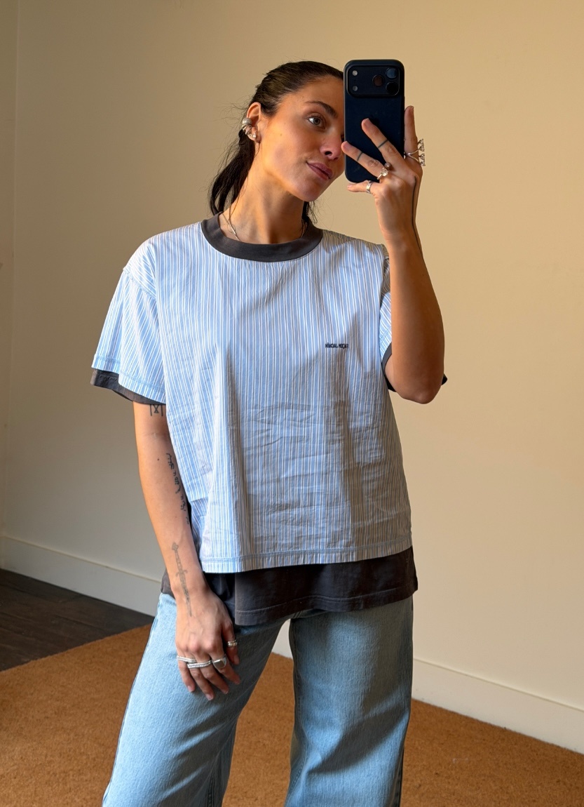 Façon Jacmin Thoai Double Striped T-Shirt