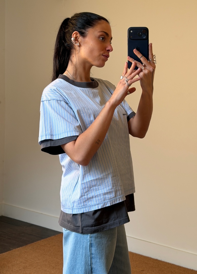 Façon Jacmin Thoai Double Striped T-Shirt