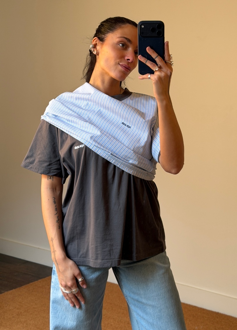 Façon Jacmin Thoai Double Striped T-Shirt