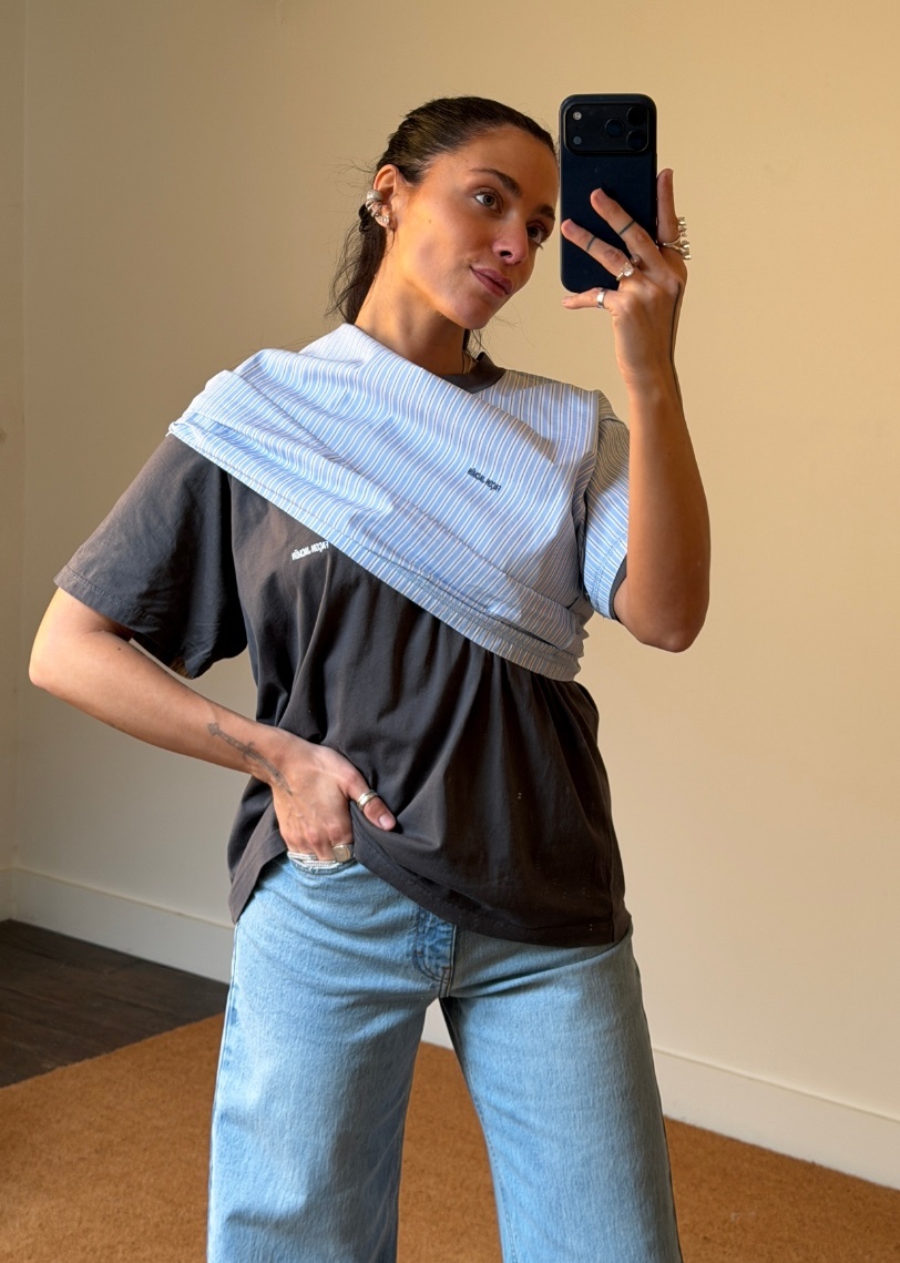 Façon Jacmin Thoai Double Striped T-Shirt