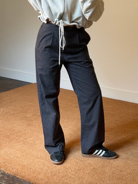 Obey Women Thursday Micro Plaid Trousers