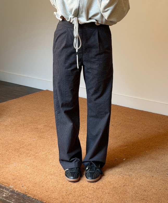 Obey Women Thursday Micro Plaid Trousers