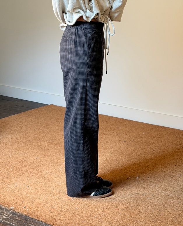 Obey Women Thursday Micro Plaid Trousers