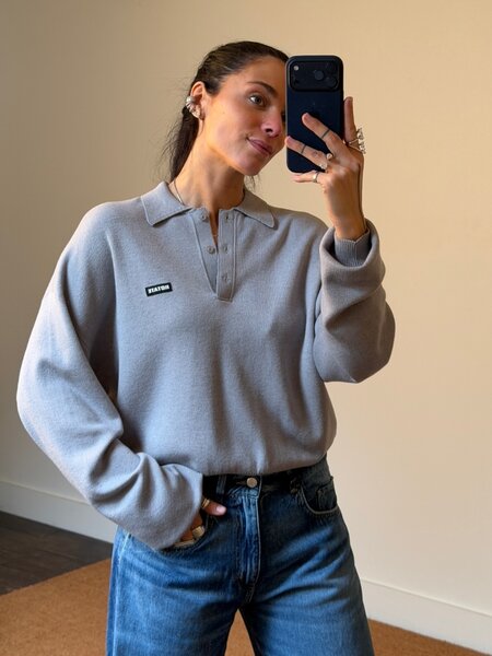 Rotate Slinky Knit Polo