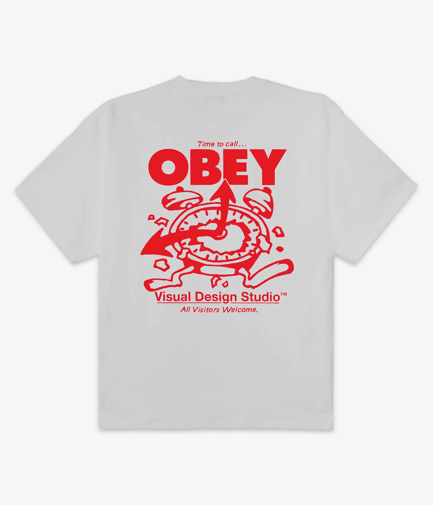 Obey Men Time To call T-Shirt
