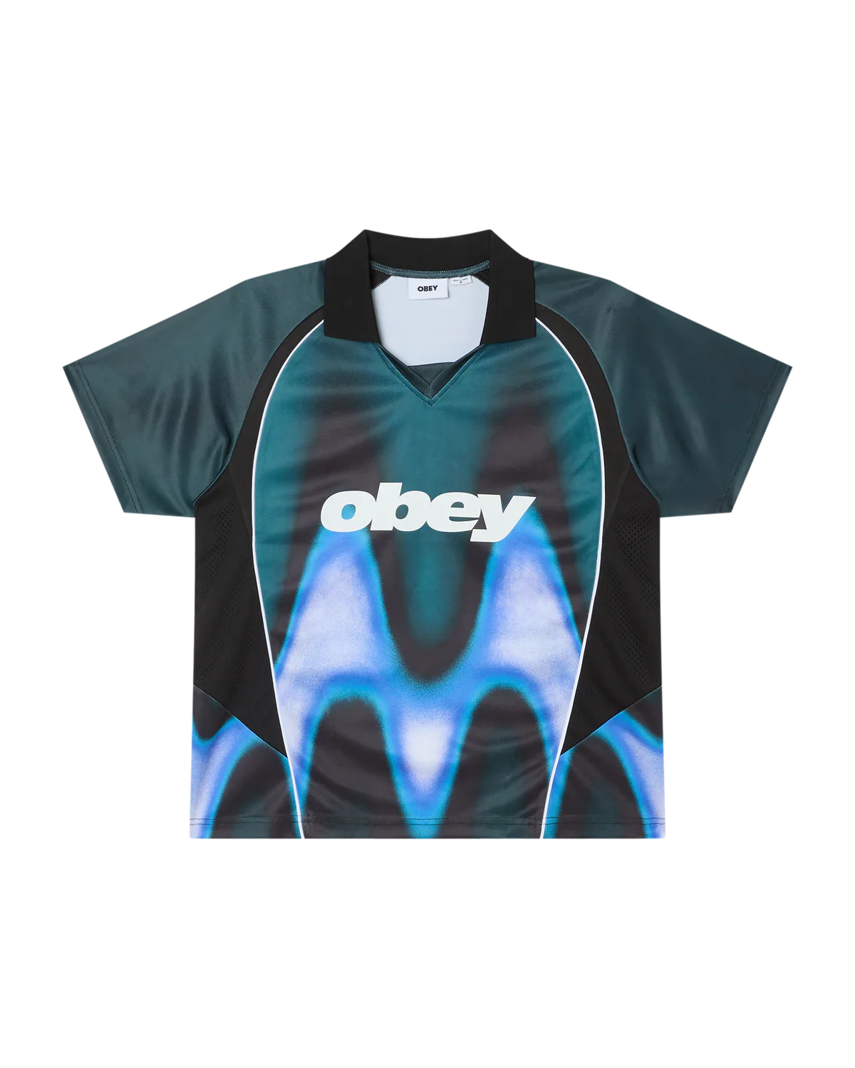 Obey Men Blurred Soccer Jersey T-Shirt